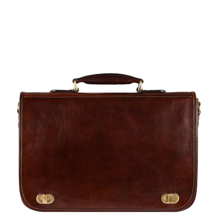 Time Resistance - Venta al por mayor Bolsa de portátil - Hombre - Maletín de Cuero para Portátil - Ilusiones0