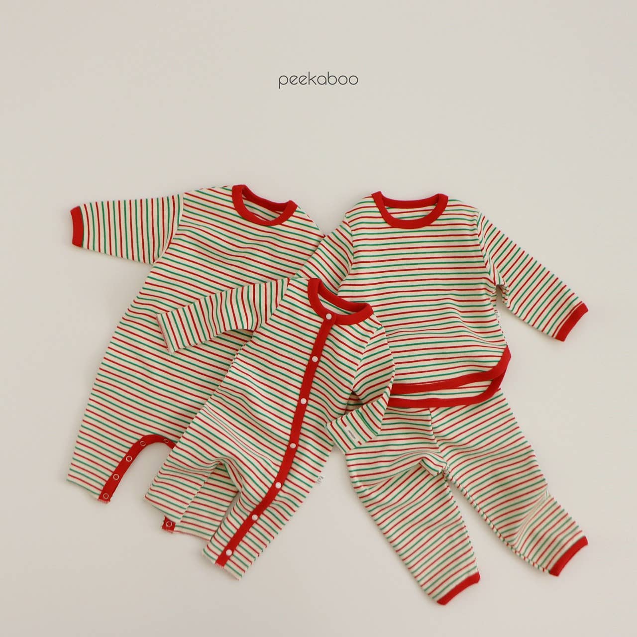 peekaboo - Wholesale Sleepwear Set - Kids - Long Sleeve Christmas Toddler Pajama set for kids2