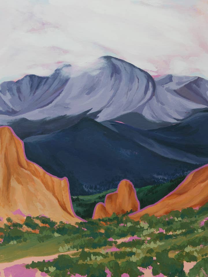 Colorado Springs Print for wholesale by Emma Menke Art
