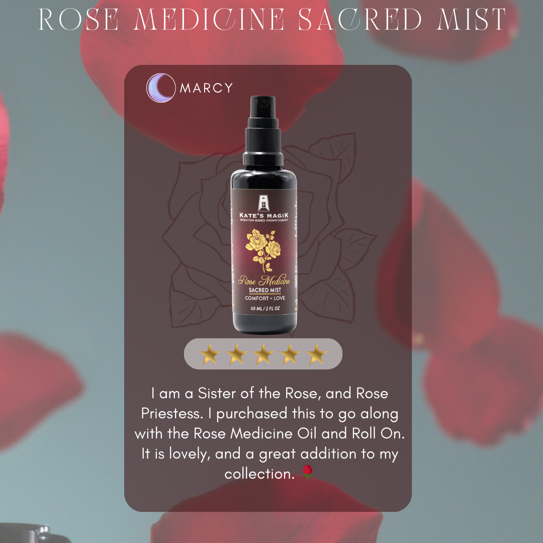 Kate's Magik – wholesale Face & body mist/water – Rose Medicine Sacred Mist2