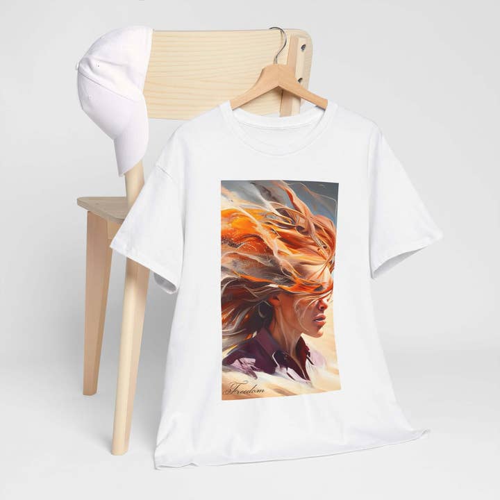 Unisex Zwaar Katoenen Vrijheids T-shirt voor wholesale door RC'nSONS