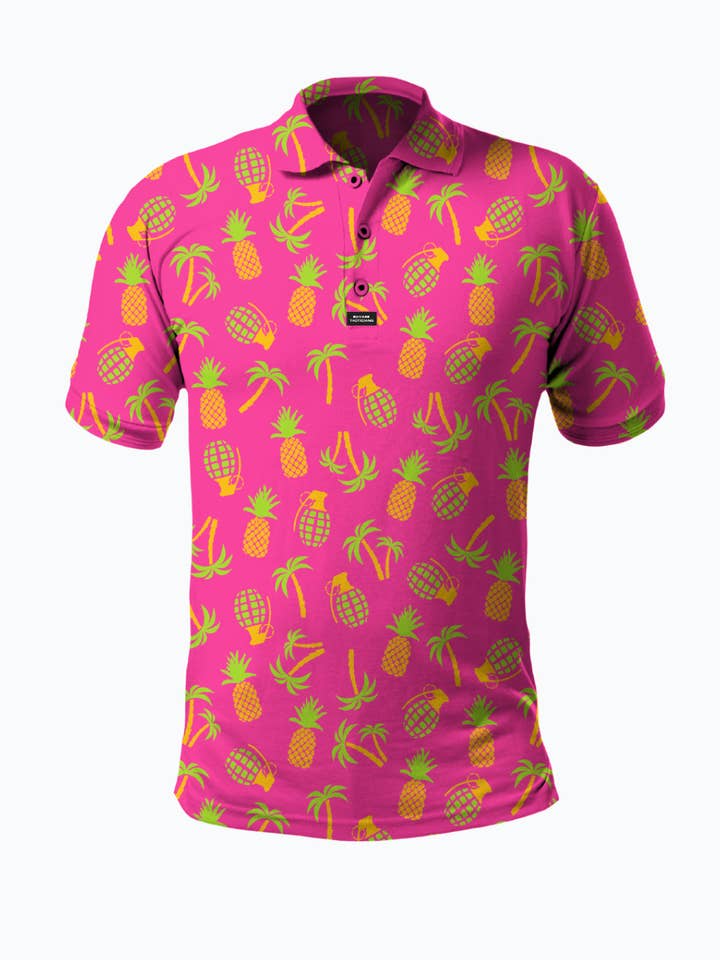 Polo de performance - Tropic Like Its Hot pour la vente par SAVAGE TACTICIANS