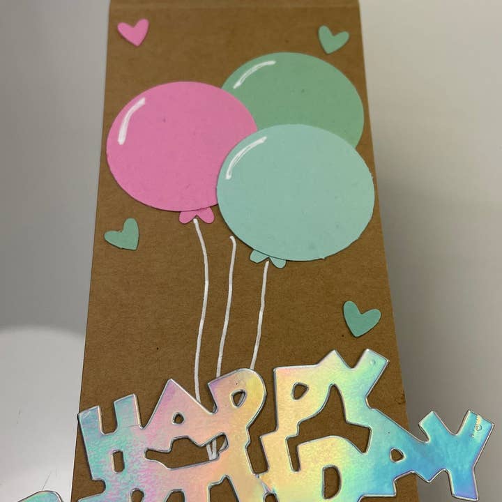 Cards By Robin - Wholesale Gift tag - Happy Birthday Wine Bottle Tag, Dress Up That Bottle3