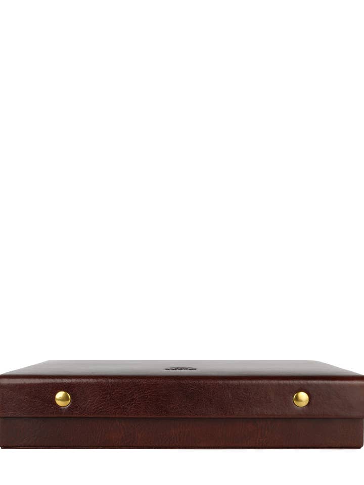 Boîte à bijoux en cuir pour femmes - La Ligne de la Beauté pour la vente par Time Resistance