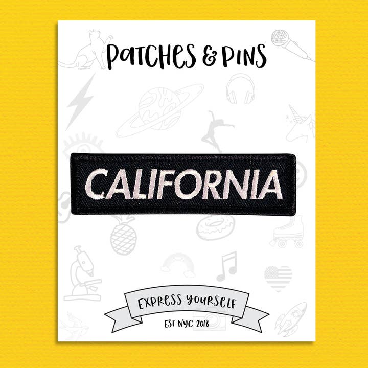Toppa California per la vendita all'ingrosso da parte di Patches and Pins