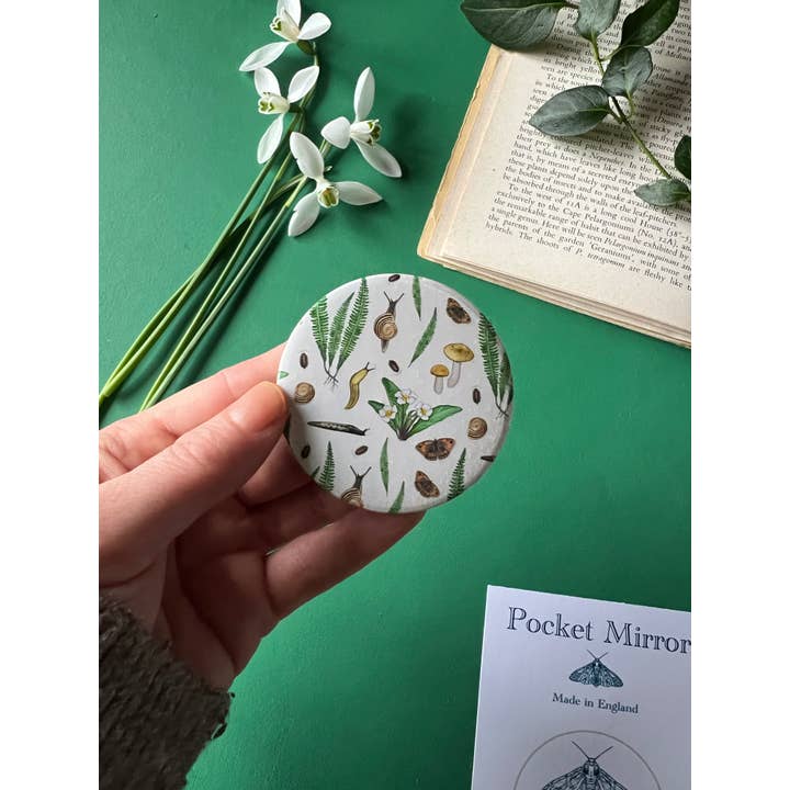 Tansy Moore - Wholesale Compact Mirror - Forest Floor Pocket Mirror