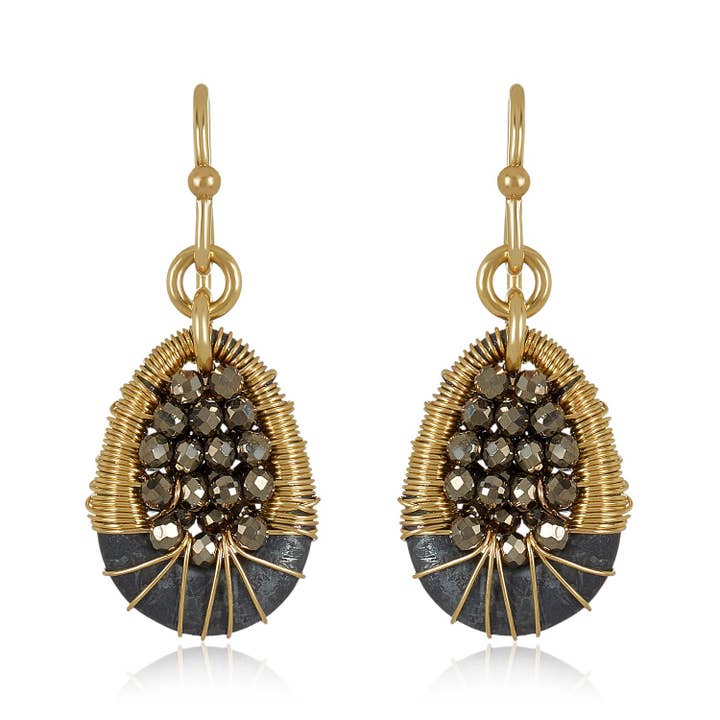 Mabel Chong - Wholesale Dangle Earrings - Mini Nopa Earrings - gold