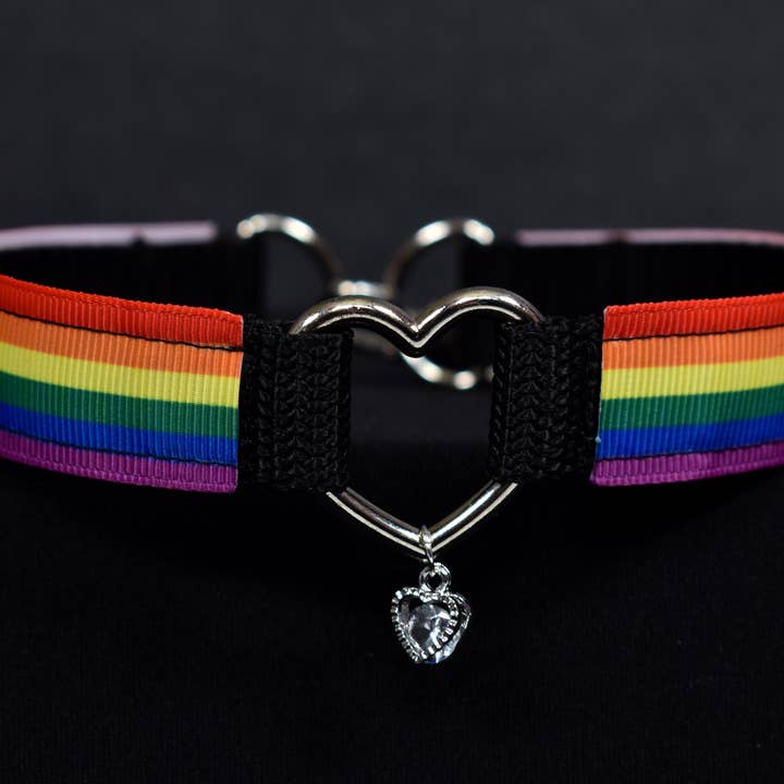 Pride Collection - Rainbow Heart for wholesale by Naughty Pawsies