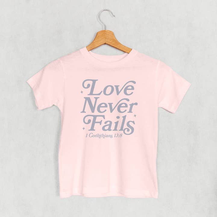 Ivy + Cloth - Wholesale Screen Printed T-Shirt - Kids - Love Never Fails (Kids)2