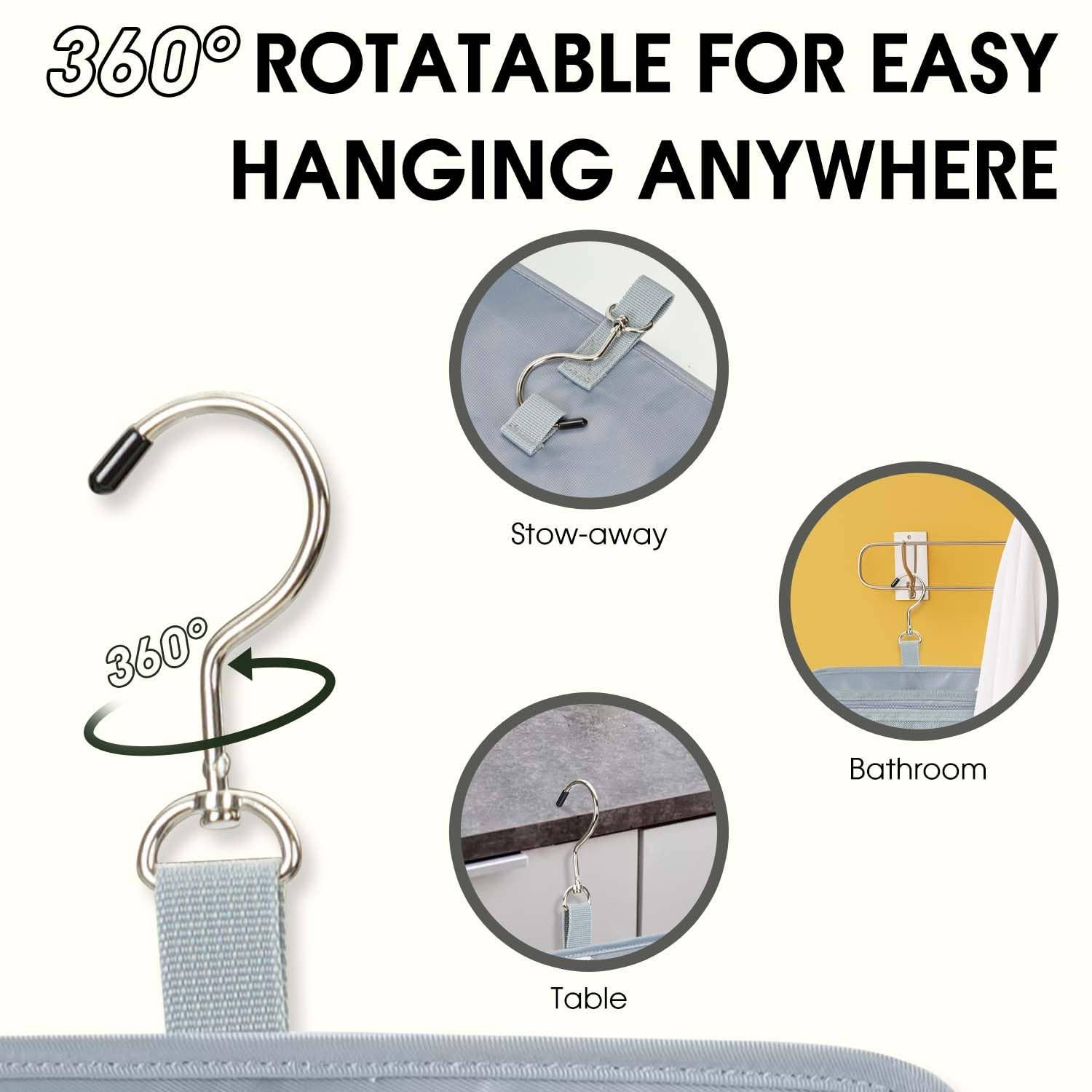 wandf – Großhandel Kosmetiktasche – Unisex – Kosmetiktasche Dopp Kit Rasierbeutel mit 4 Fächern, Unisex8