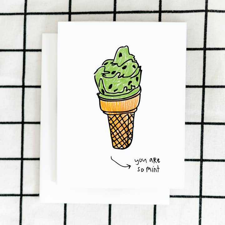 Mint Cone Art kaart voor wholesale door ARTJADEN