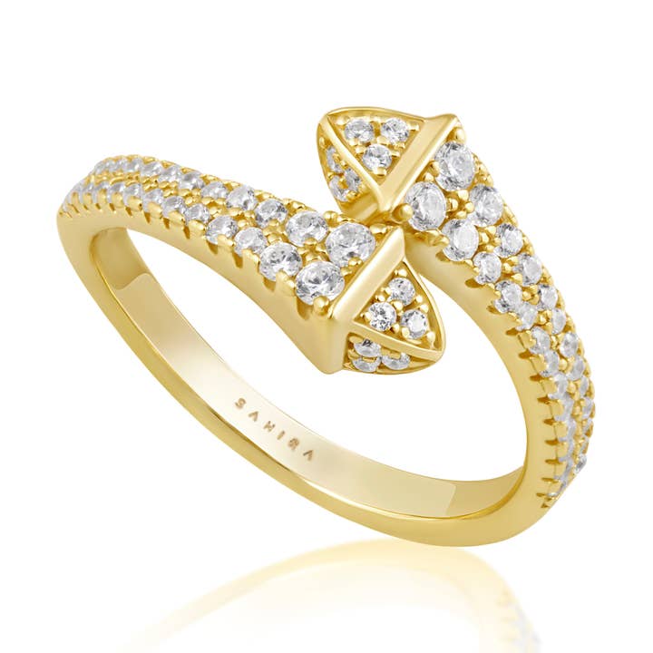 Pave Snake Ring for wholesale by Sahira Jewelry Design