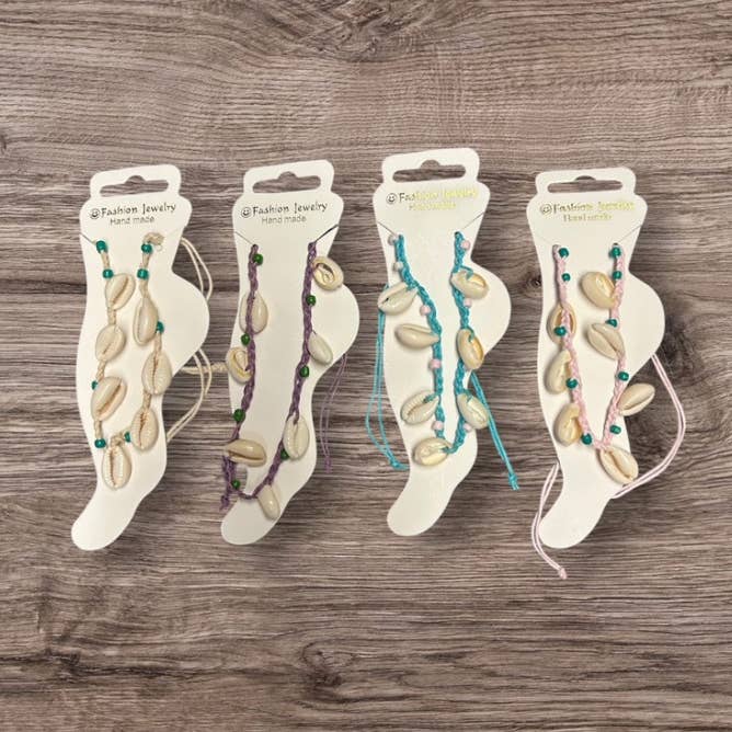 DK Hawaii - Wholesale Anklet - Cowrie Shell Anklets0