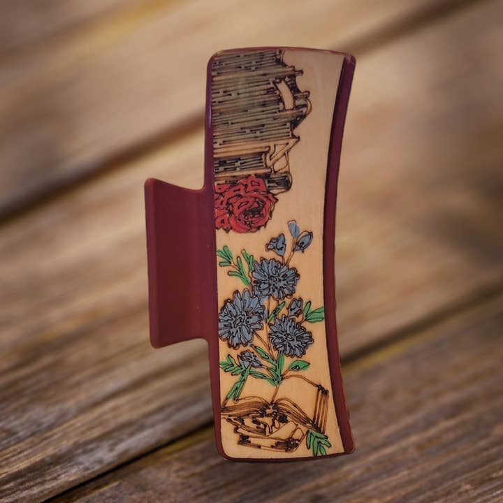 Readers Hairclip, Book Lovers Hairclip or Hairclaw for wholesale by PattisonPlace