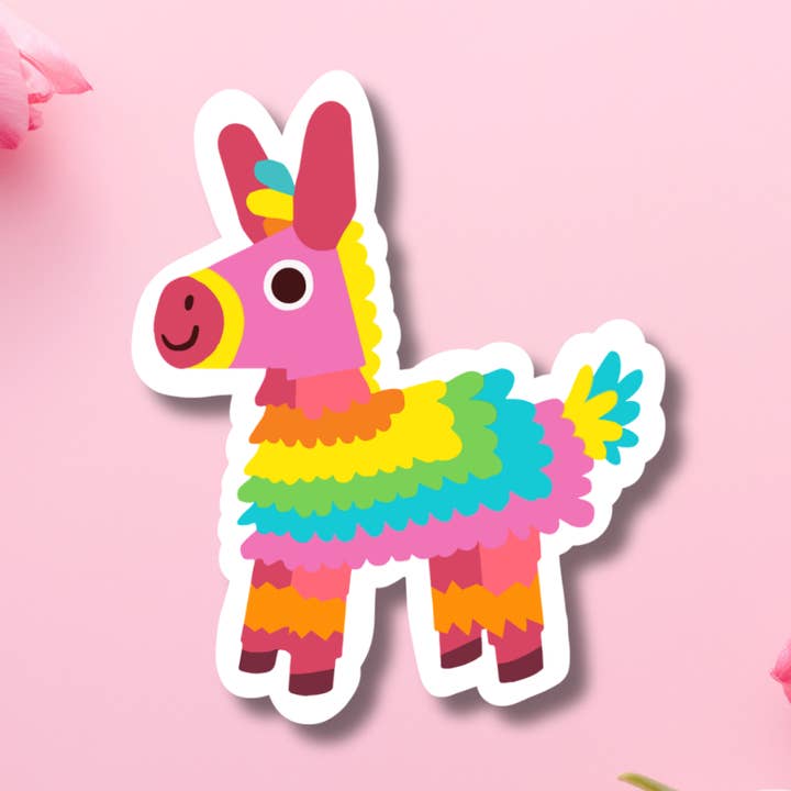 Hikaru Tara Art Arst & Craft Gift Shop - Wholesale Sticker - 5 de Mayo Lama Vinyl Sticker0
