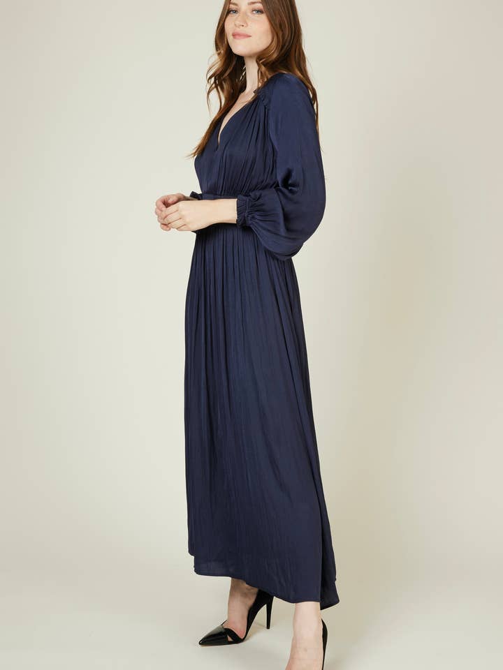 Andy & Lucy - Wholesale Dress - Women's - ATHENA - Long satin dress5