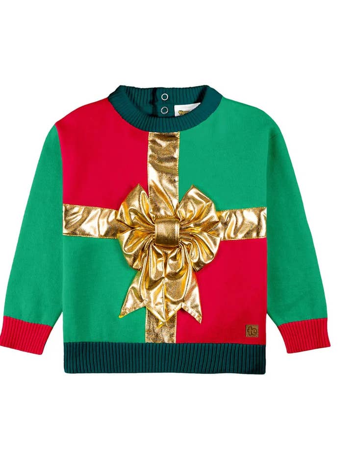 Little Present - Baby & Toddler Ugly Christmas Sweater for wholesale by Tipsy Elves