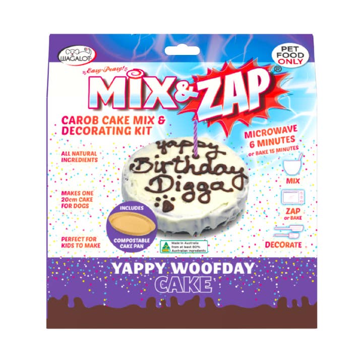 Yappy Woofday Cake Mix (Extra Large) for wholesale by Wagalot Brands