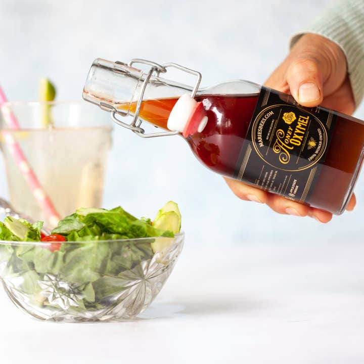 Oxymel de miel pour la vente par Marie's Bees