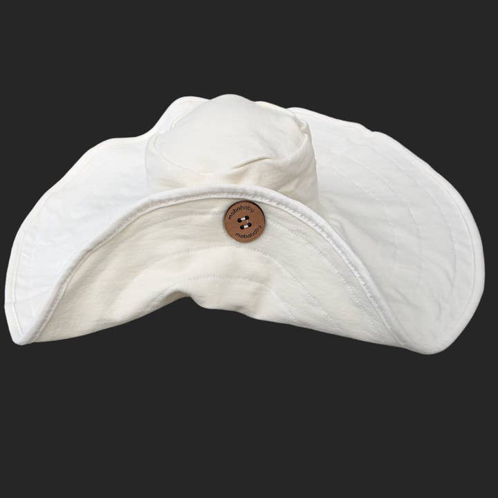 Mobo Co. - Wholesale Nursing Cover - Maternity - Mobobaby Nursing Cover + Hat - Natural