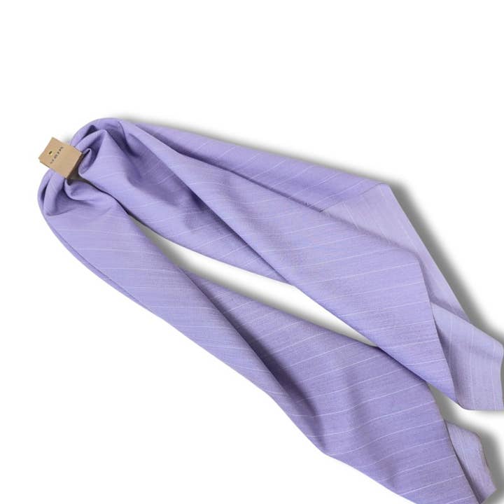 Écharpe à cheveux "Rayures Lilas" pour la vente par Hairjewelz by Elle