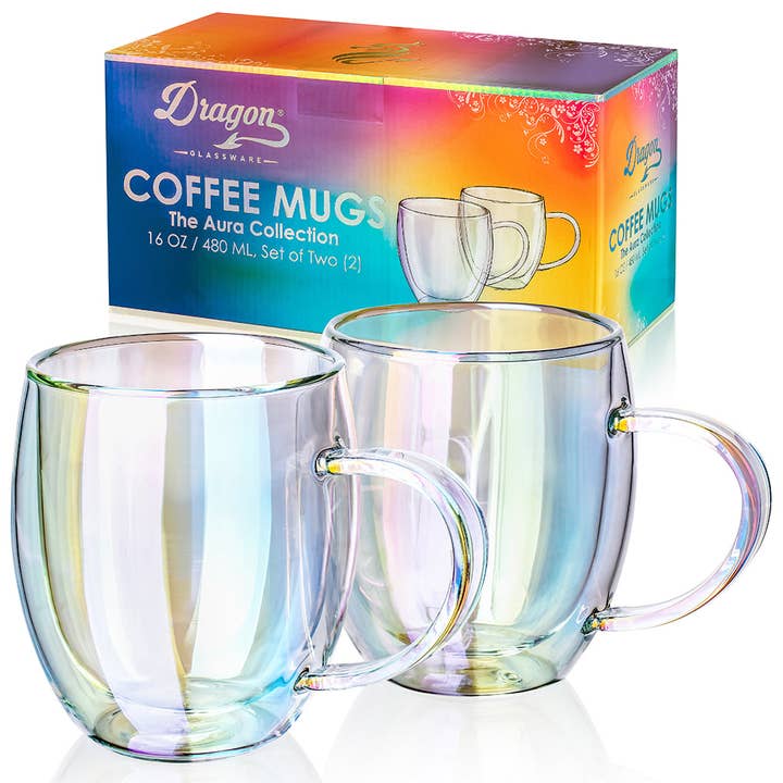 Dragon Glassware - Wholesale Coffee Mug - Coffee Mugs - The Aura Collection