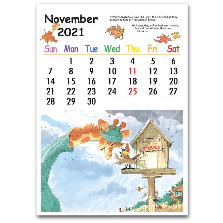 Suzy's Zoo Store - Wholesale Calendar - Suzy's Zoo 2021 Desktop Calendar