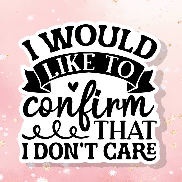 Jag vill bekräfta att jag inte bryr mig vinylklistermärke för wholesale av London Luxury Candles