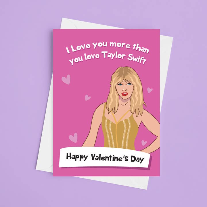 Taylor Swift - Biglietto di San Valentino 5 x 7 per la vendita all'ingrosso da parte di Laura Lonsdale