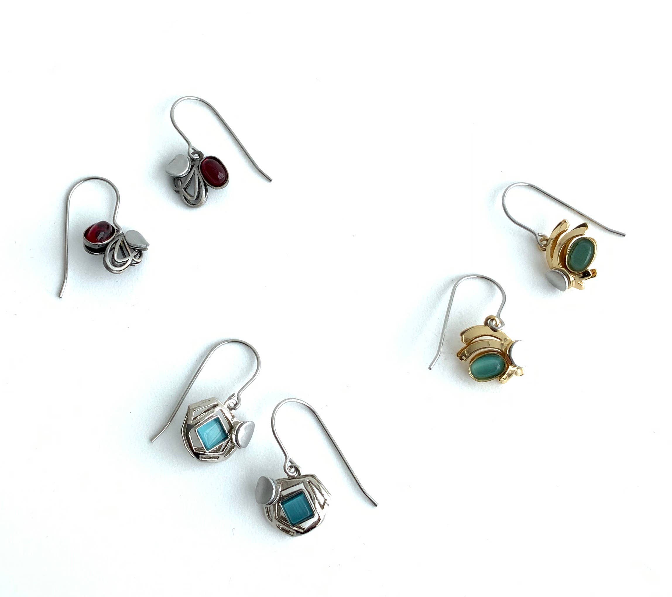 Christophe Poly / Crono Design – Engroshandel Smykkesæt – ØRERINGE Forpakning (DW12.1) - 15x Mini WireEars & Gratis Displays45