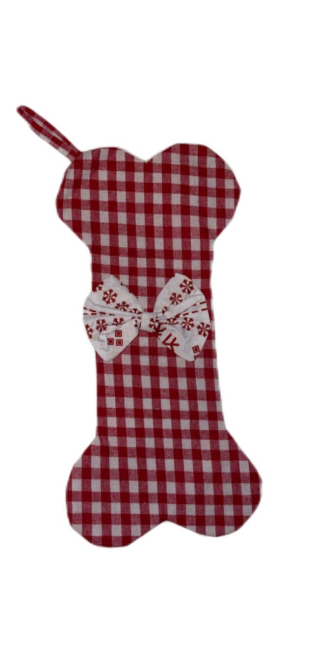 Granny B's Holiday Depot – wholesale Holiday Stocking – Dog Bone Stocking4