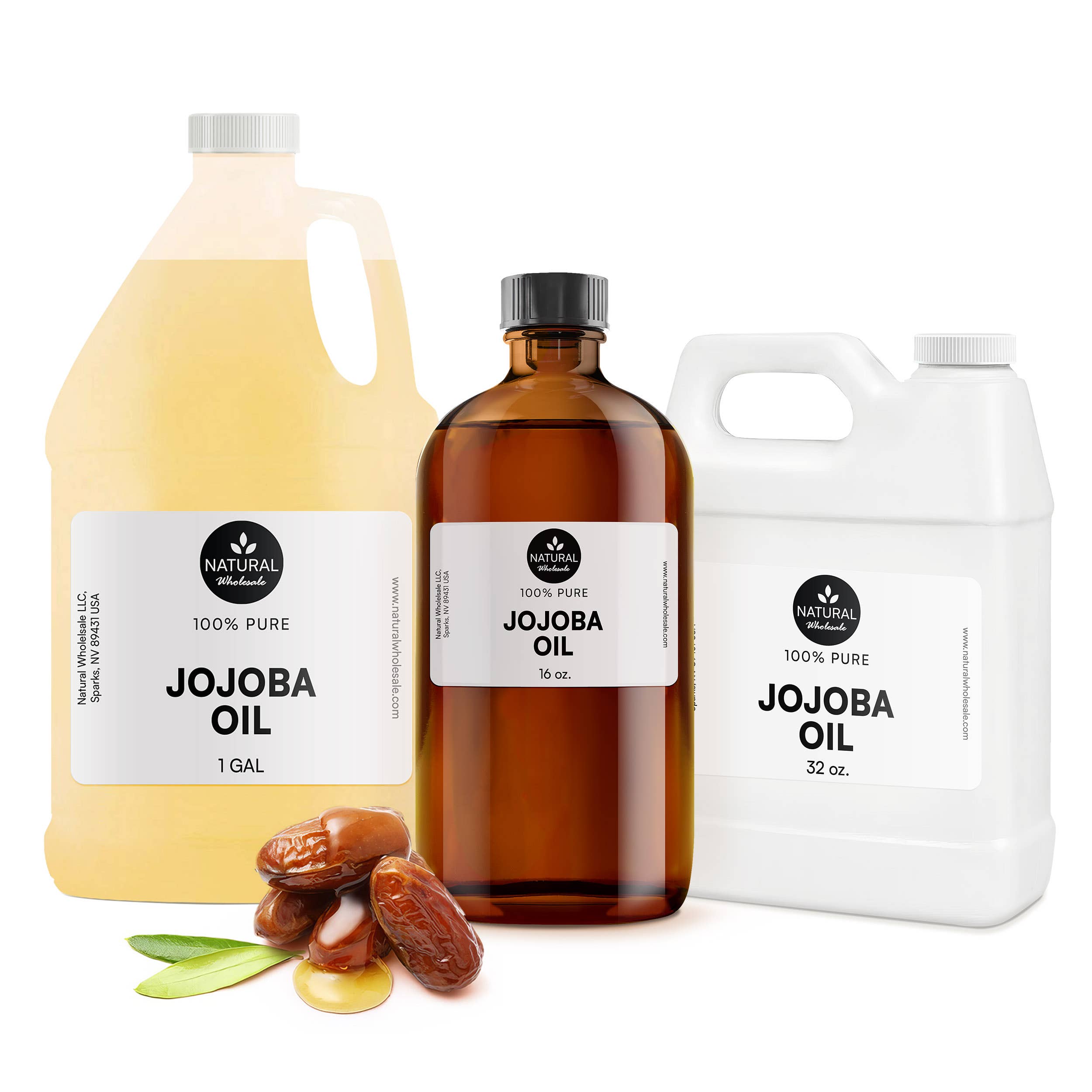Natural Wholesale - Wholesale Bath/Body Oil - Jojoba Oil - 100% Pure Cold Pressed Oil | Wholesale Bulk1