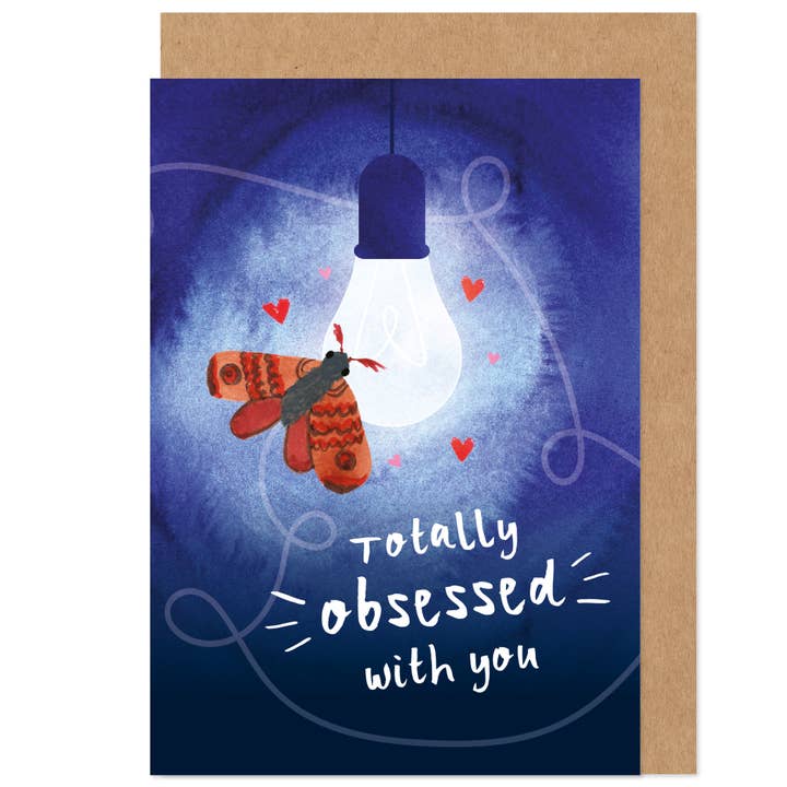 Besat af dig Valentins-/Jubilæumskort - Møl Bug for engroshandel hos Bow & Bell