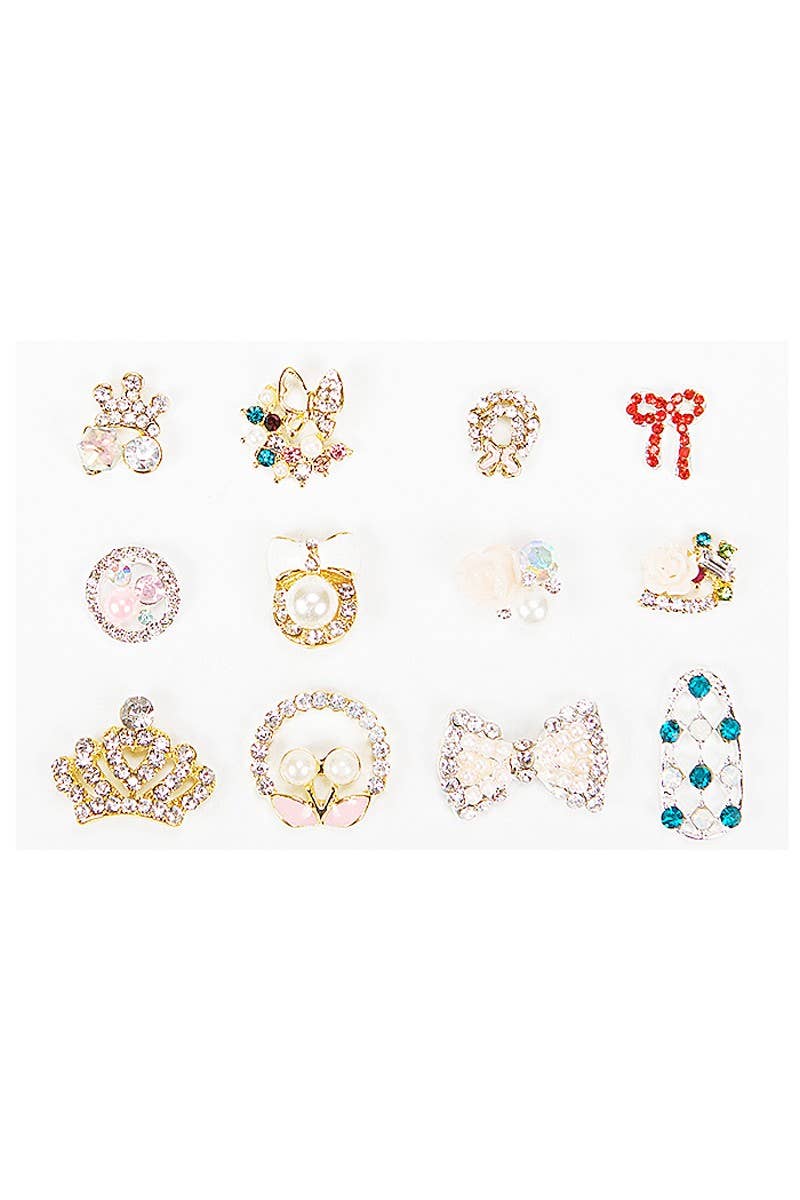 PINEAPPLE Beauty - Wholesale Nail Art/Decal - OFFA ONA1032x Nail Decoration Charms - 12pc1