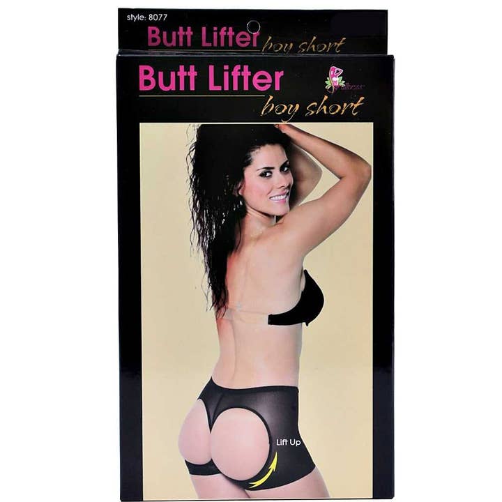BUTT LIFTER BOY SHORT PANTY, #8077 for wholesale by JOIA ACCESSORIES