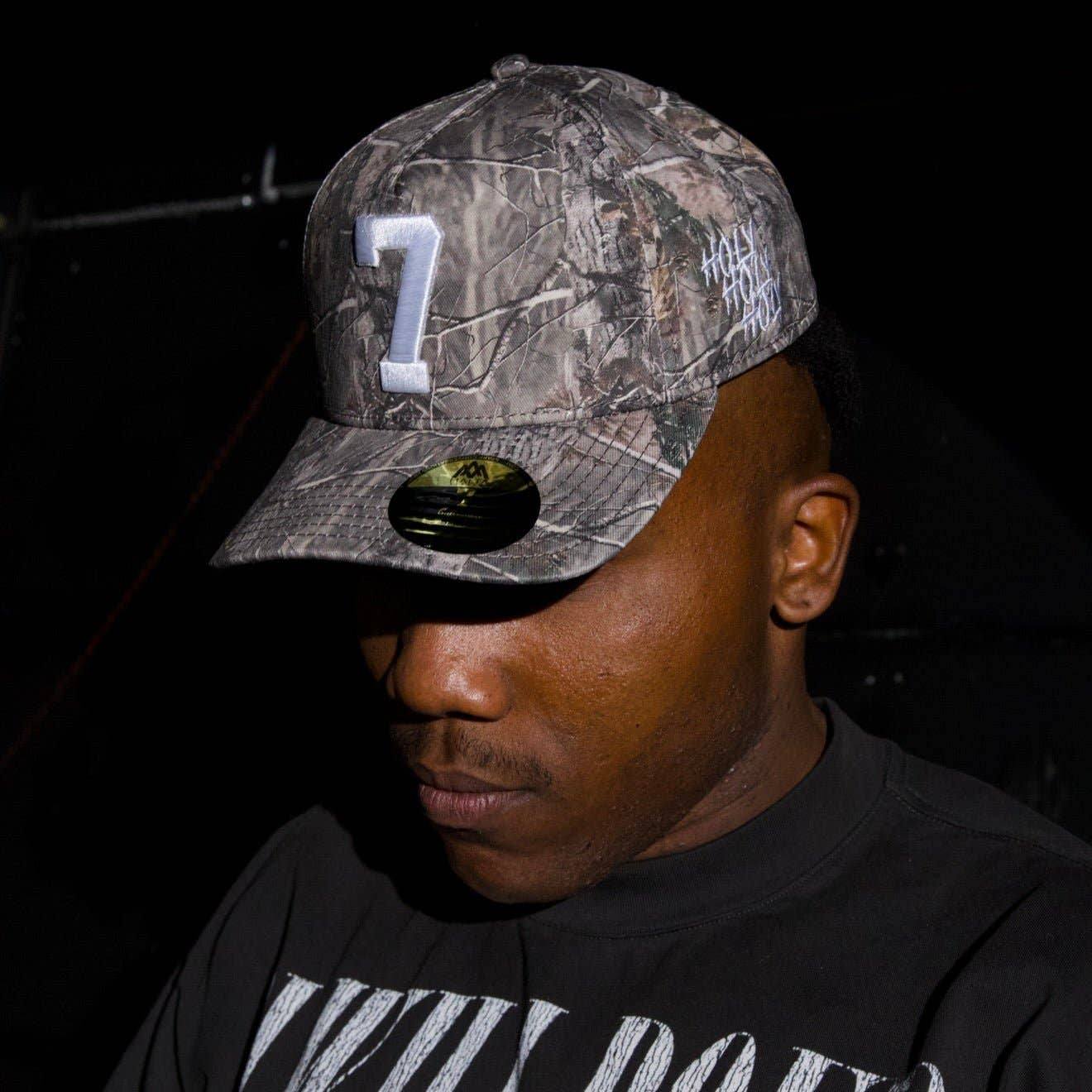 Malta Apparel LLC – Boné de beisebol - Unissexo por atacado – ‘7’ Premium SnapBack (Estruturado) - Malta Woodland Camo6