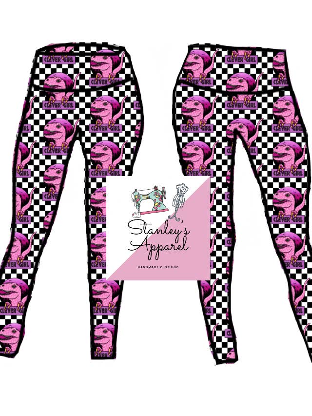 Clever girl Adult leggings for wholesale by Stanley’s apparel