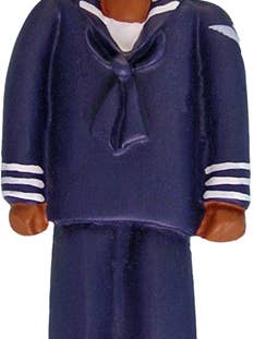 Armed Forces: Navy, Male African-American for wholesale by Ornament Central