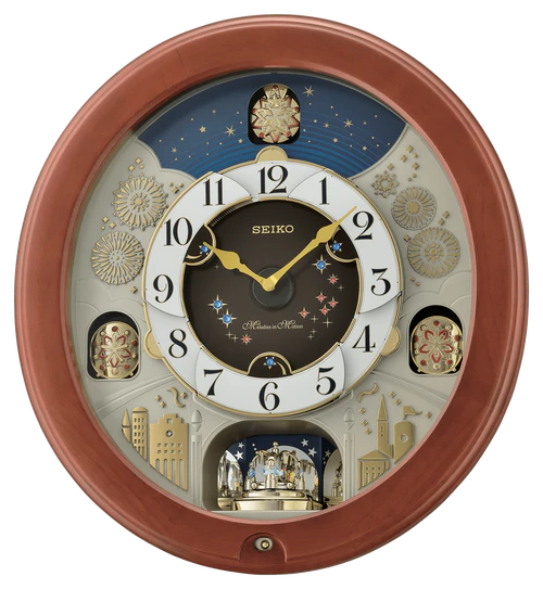 Seiko Clocks USA - Wholesale Wall Clock - Bright Stary Night Melodies In Motion3