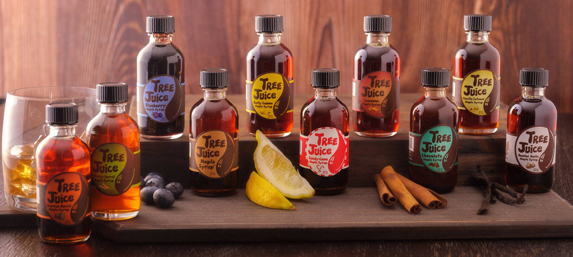 Naomi's Happy Place Shop - Wholesale Maple Syrup - Ten Bottle Mini Variety Pack2
