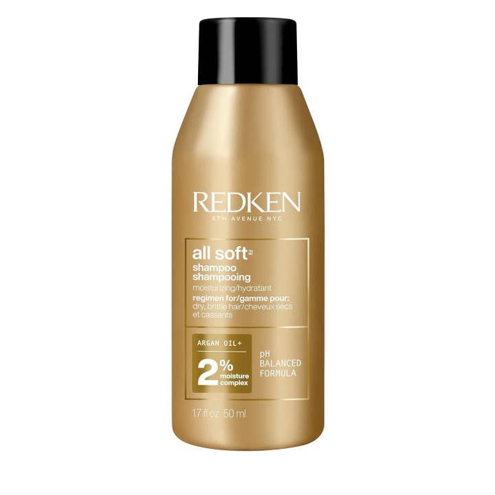 Redken All Soft Shampoo 50ml,1.69 oz for wholesale by KT Supply