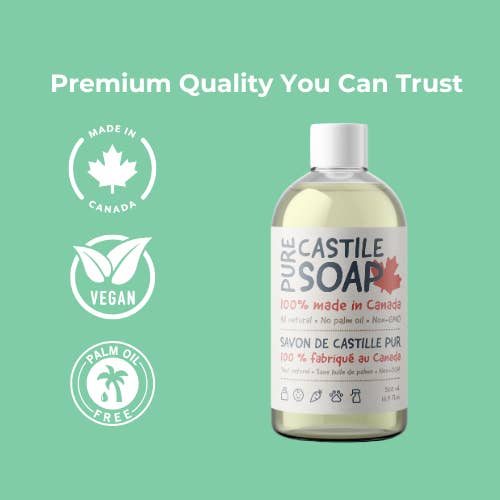 Elan Healthcare – wholesale Body wash/shower gel – Elan Healthcare Pure Castile Soap, 500 ml, Multi-Purpose 4