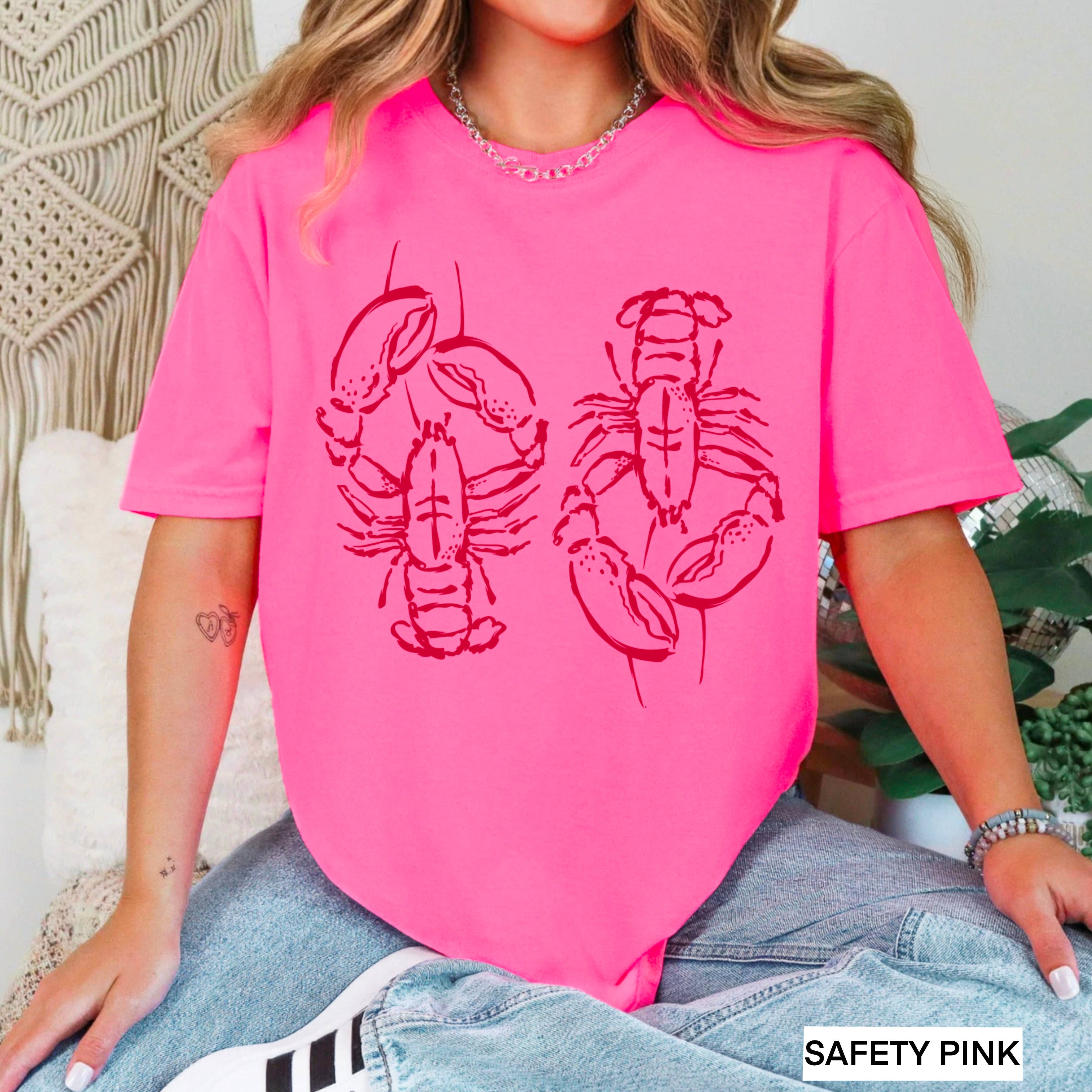 Shoppe SHC - Wholesale T-Shirt (Graphic) - Women's - Spring 2025 Coastal Aesthetic Lobster | Graphic Tee |Gildan 9