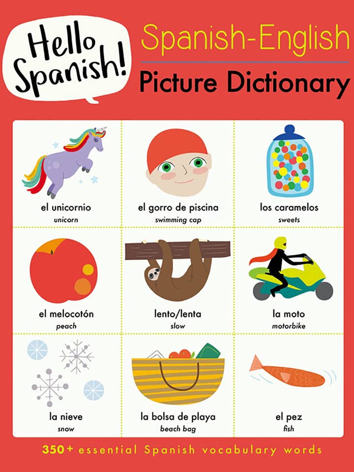 Hello Spanish! Spanish-English Picture Dictionary for wholesale by Texas Bookman