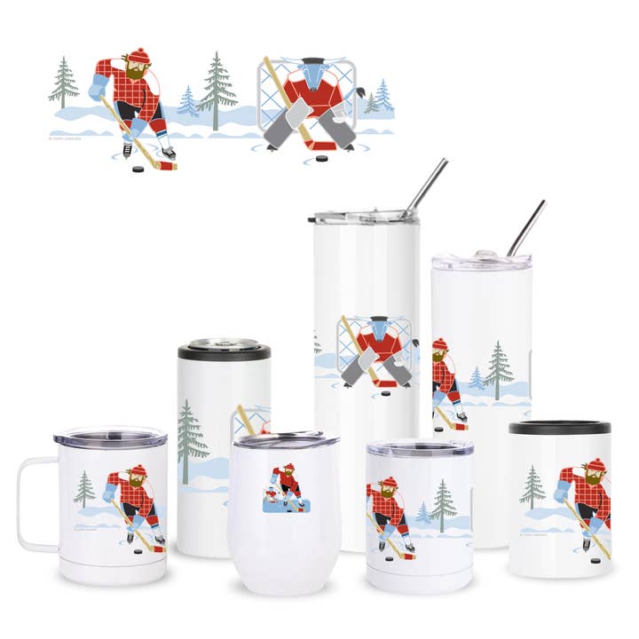 Hockey Paul Bunyan + Babe Isoleret Drikkegrej for engroshandel hos Creative Compass