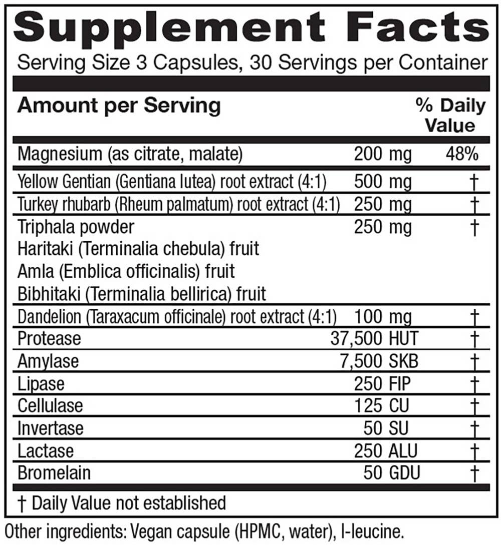 Vitanica - Wholesale Oral Supplement/Vitamin - Colon Motility Blend™ / 90 caps btl2