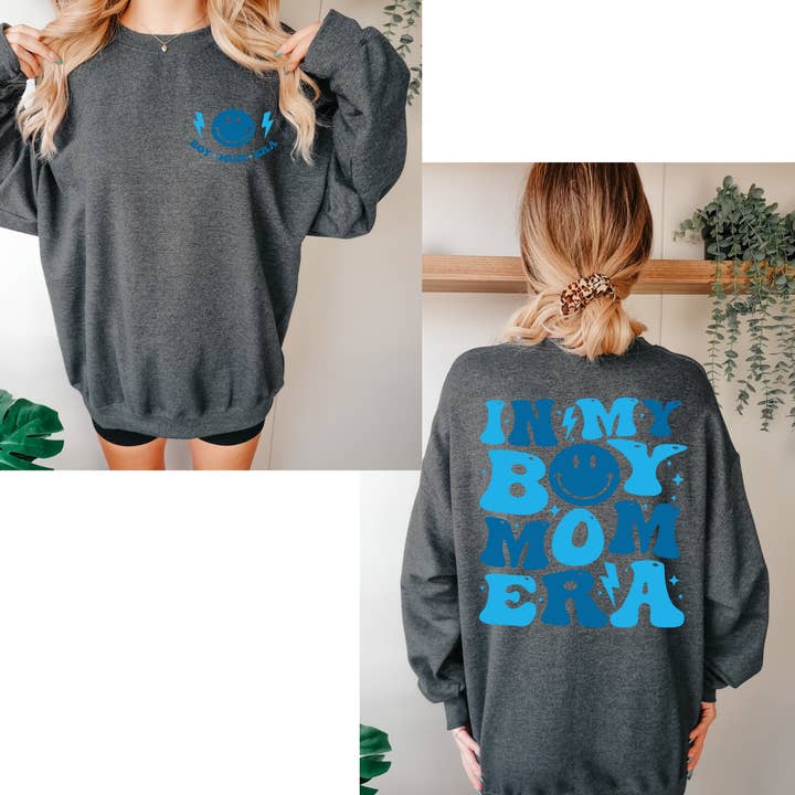 SWEAT-SHIRT In My Mom Era, Boy Mom, Girl Mom pour la vente par ZZ Threadz