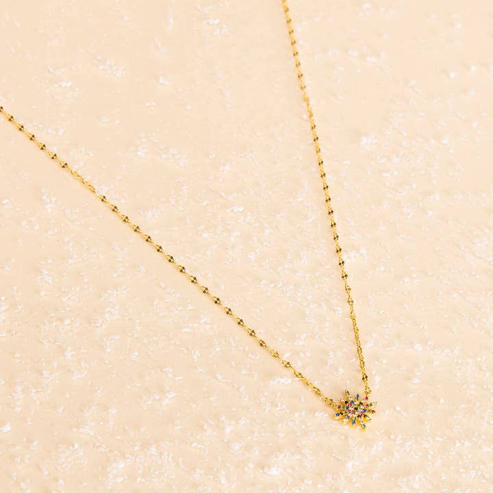 HALSKETTE MIT MEHREREN SCHNEEFLOCKEN für den Großhandel von Une A Une