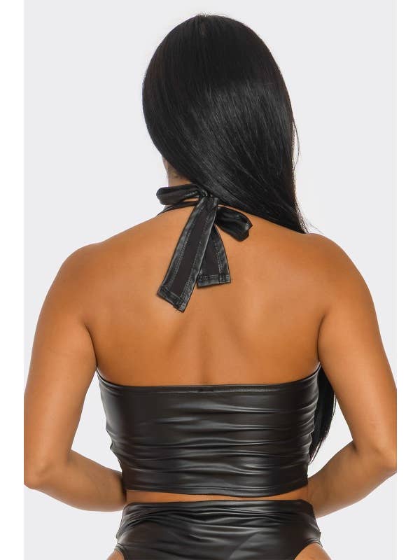 SEXY STAR DESIGN INC – wholesale Corset – Women′s – Plus Size Sexy Stretch Leather Corset Cropped Tops4