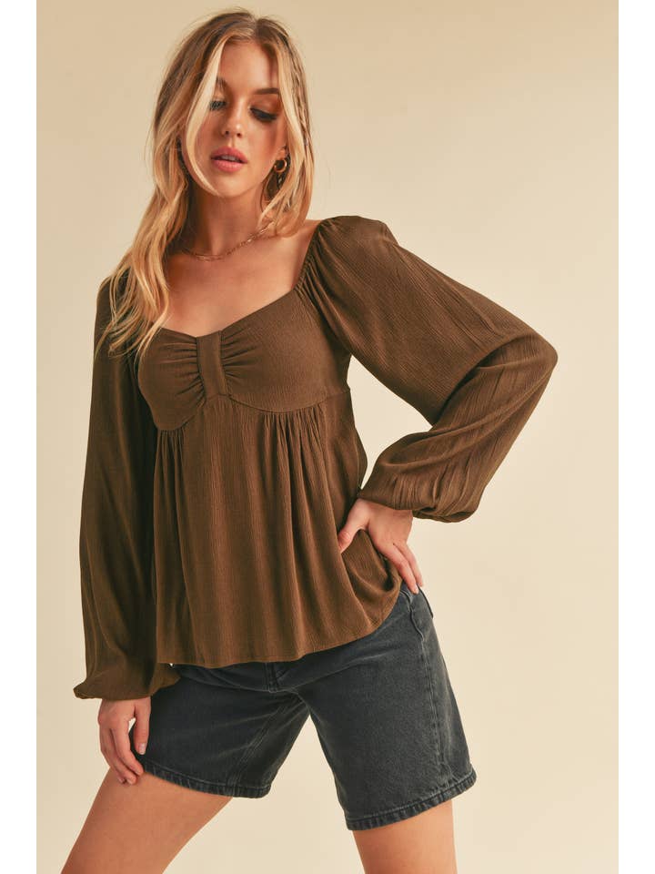AEMI + CO - Wholesale Blouse - Women's - 8136BK Silvana Top22